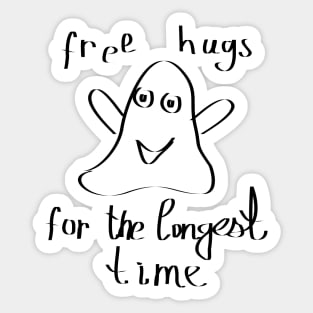 Free hugs for the longest time Sticker